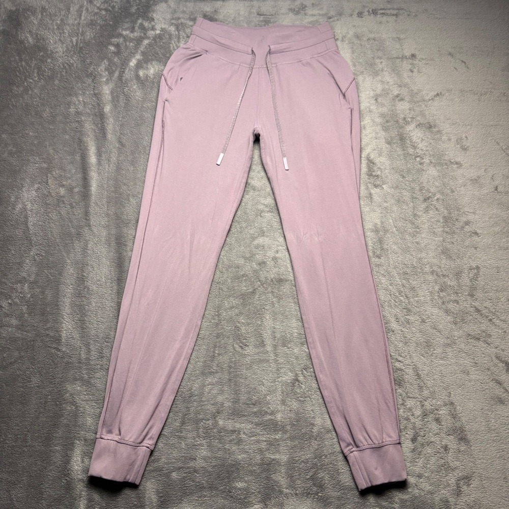 Lululemon Joggers Womens 4 Purple Nulu High Rise Athletic Pants Three Pockets
